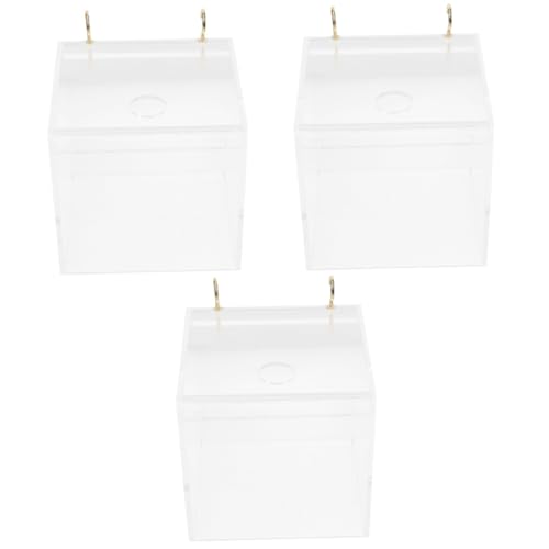YARNOW 3 Stücke Vogel Bad Für Käfig Kompakte Vogel Duschen Cube Pet Badewanne Vogel Bad Becken Für Papagei Liefert von YARNOW
