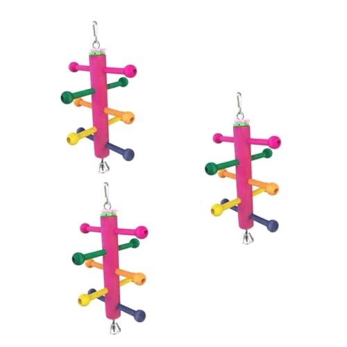 YARNOW 3-teiliges Drehbares Leiterständer-Spielzeug Aus Holz Für Papageien Vögel Sittiche Papageien-bauspielzeug-Set Kau- Und Reißspielzeug Käfig-kletterspielzeug Käfigzubehör Für Vögel YARNOW 3-teiliges Drehbares Leiterständer-Spielzeug Aus Holz Für Papageien Vögel Sittiche Papageien-bauspielzeug-Set Kau- Und Reißspielzeug Käfig-kletterspielzeug Käfigzubehör Für Vögel von YARNOW