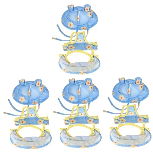YARNOW 4 Sets Hund Badeanzug Frise Welpen Kleid Haustier Strand Bekleidung Bequeme Passform YARNOW 4 Sets Hund Badeanzug Frise Welpen Kleid Haustier Strand Bekleidung Bequeme Passform von YARNOW