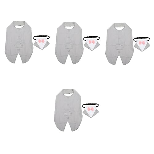 YARNOW 4 Sätze Hundeanzug Haustier sanfter Anzug Hemden Hund formelles Outfit hundeweste Hunde Weste Kleider Hundehalstücher Hunde-Outfit ännlicher Hund Kleidung Passen Bankett Polyester YARNOW 4 Sätze Hundeanzug Haustier sanfter Anzug Hemden Hund formelles Outfit hundeweste Hunde Weste Kleider Hundehalstücher Hunde-Outfit ännlicher Hund Kleidung Passen Bankett Polyester von YARNOW