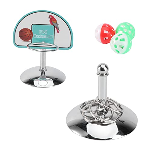 YARNOW 4 Sätze Papagei Spielzeugset Vogelspielzeug Papagei Vogel Spielzeug Papageienring Trainingsspielzeug Papagei kauen metallringe metallkörbe Papageienspielzeug Heimtierbedarf Plastik YARNOW 4 Sätze Papagei Spielzeugset Vogelspielzeug Papagei Vogel Spielzeug Papageienring Trainingsspielzeug Papagei kauen metallringe metallkörbe Papageienspielzeug Heimtierbedarf Plastik von YARNOW