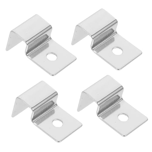 YARNOW 4stücke Edelstahl Aquarium Abdeckrahmen Robuste Halterungen Für Aquarienabdeckungen Geeignet Für Glas Sicher Und Stabil Für Süßwasser Und Salzwassertanks von YARNOW