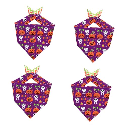 YARNOW 4 Stück Dreieckstuch für Haustiere Halsband für Welpen Hundebandana Dog Bandana Halstuch für Hunde Wiederverwendbares Katzenbandana verschleißfestes Katzenbandana Polyester Violett YARNOW 4 Stück Dreieckstuch für Haustiere Halsband für Welpen Hundebandana Dog Bandana Halstuch für Hunde Wiederverwendbares Katzenbandana verschleißfestes Katzenbandana Polyester Violett von YARNOW