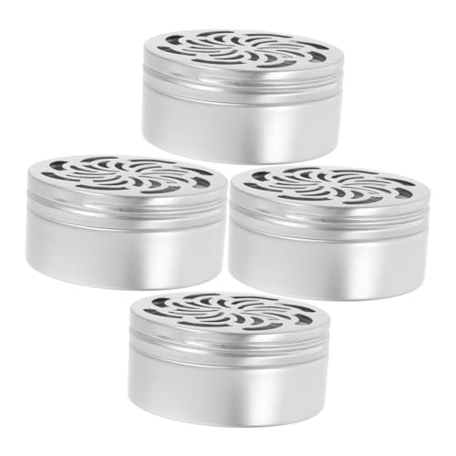 YARNOW Aluminium-duftbehälter Für Hunde 4 Stück Metall-trainingsdosen Schraubdeckel Für Die Geruchsarbeit YARNOW Aluminium-duftbehälter Für Hunde 4 Stück Metall-trainingsdosen Schraubdeckel Für Die Geruchsarbeit von YARNOW