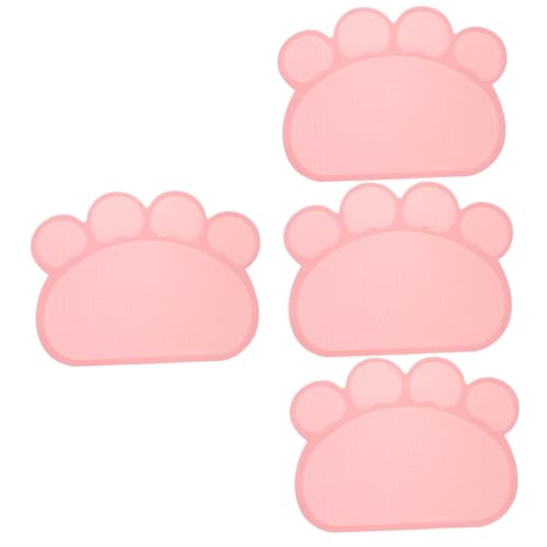 YARNOW 4 Stück Futtermatte für Haustiere rutschfeste Haustiermatte Umweltfreundliche Haustiermatte Welpenfuttermatte Streufangmatte Hundeunterlagen Tischsets hundenapf Matte Dicke Matte YARNOW 4 Stück Futtermatte für Haustiere rutschfeste Haustiermatte Umweltfreundliche Haustiermatte Welpenfuttermatte Streufangmatte Hundeunterlagen Tischsets hundenapf Matte Dicke Matte von YARNOW