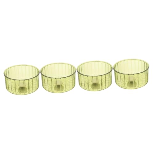 YARNOW 4 Stück Laufrad für Hamster Spielzeuge Chinchilla-Spielzeug Rennmaus Rad Leises Chinchillarad Meerschweinchen-Laufrad Rattenrad Doppellager Laufband Zubehör Läufer Kristall YARNOW 4 Stück Laufrad für Hamster Spielzeuge Chinchilla-Spielzeug Rennmaus Rad Leises Chinchillarad Meerschweinchen-Laufrad Rattenrad Doppellager Laufband Zubehör Läufer Kristall von YARNOW