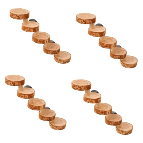 YARNOW Hamsterkäfig 4 Stück Hamster-Spielzeug Hamsterkäfige Spielzeug für Haustiere interessante Chinchilla-Leiter DIY Haustierleiter Papagei Zubehör die Leiter hinaufsteigen hölzern YARNOW Hamsterkäfig 4 Stück Hamster-Spielzeug Hamsterkäfige Spielzeug für Haustiere interessante Chinchilla-Leiter DIY Haustierleiter Papagei Zubehör die Leiter hinaufsteigen hölzern von YARNOW