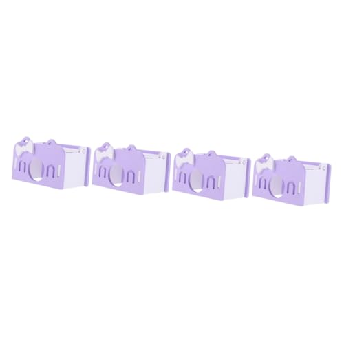 YARNOW 4 Stück Hamsterversteck Spielzeuge Versteckhaus für Meerschweinchen Hamsterhäuser Rattenversteck Rattenhaus Klettern schlafendes Nest Lieferungen der Hamsterhaus PVC von YARNOW