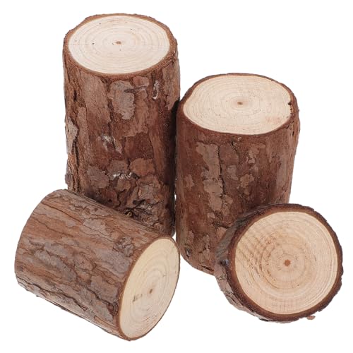 YARNOW 4stücke Miniaturer Baumstumpf Aus Naturholz Für Hamsterkäfig-Dekoration Rustikale Holzornamente Geeignet Als Accessoire Für Terrarium Und Lebensraum Kleiner Tiere YARNOW 4stücke Miniaturer Baumstumpf Aus Naturholz Für Hamsterkäfig-Dekoration Rustikale Holzornamente Geeignet Als Accessoire Für Terrarium Und Lebensraum Kleiner Tiere von YARNOW
