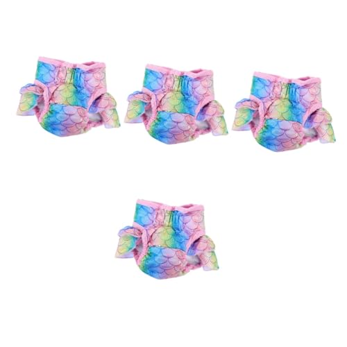 YARNOW 4 Stück physiologische Hosen für Haustiere Kostüme Slip Outfits dekorative Welpenwindel Welpenwindeln Haustierhosen Haustier Hund Kleidung Schutzhose Höschen Meerjungfrau Baumwolle YARNOW 4 Stück physiologische Hosen für Haustiere Kostüme Slip Outfits dekorative Welpenwindel Welpenwindeln Haustierhosen Haustier Hund Kleidung Schutzhose Höschen Meerjungfrau Baumwolle von YARNOW