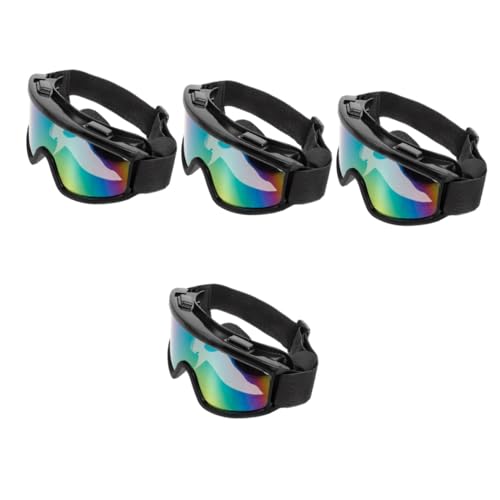 YARNOW Brillen 4 Stück Haustier- Gläser Kühlende Katzenbrille Outdoor- Für Katzen Haustierbrille Party-Katzen- Katzenbrille Für Draußen Zubehör Winddicht PVC von YARNOW