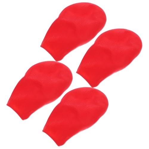 YARNOW 4stücke wasserdichte Hundeschuhe rutschfeste Schuhüberzüge Outdoor-Schuhe Für Haustiere Katzen Und Hunde Rot YARNOW 4stücke wasserdichte Hundeschuhe rutschfeste Schuhüberzüge Outdoor-Schuhe Für Haustiere Katzen Und Hunde Rot von YARNOW