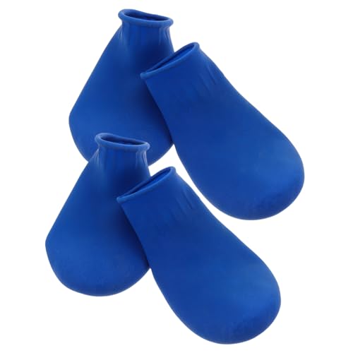 YARNOW 4 Stück Haustier wasserdichte Schuhe Pfotenschutz Für Hundestiefel Nicht Hundesocke Hundestiefel Für Kleine Hunde Hundestiefel Für Mittelgroße Hunde wasserdichte Hundeschuhe Blue YARNOW 4 Stück Haustier wasserdichte Schuhe Pfotenschutz Für Hundestiefel Nicht Hundesocke Hundestiefel Für Kleine Hunde Hundestiefel Für Mittelgroße Hunde wasserdichte Hundeschuhe Blue von YARNOW