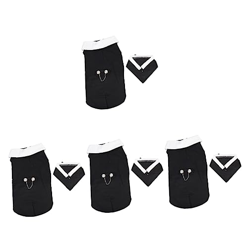 YARNOW 4 Stück Haustieranzug Haustier-Outfits Für Hunde Hochzeit Katze Smoking Wiederverwendbare Hundekleidung Kostüme Für Hunde Smokinganzug Für Haustiere Anzüge Schmücken Mode Polyester YARNOW 4 Stück Haustieranzug Haustier-Outfits Für Hunde Hochzeit Katze Smoking Wiederverwendbare Hundekleidung Kostüme Für Hunde Smokinganzug Für Haustiere Anzüge Schmücken Mode Polyester von YARNOW
