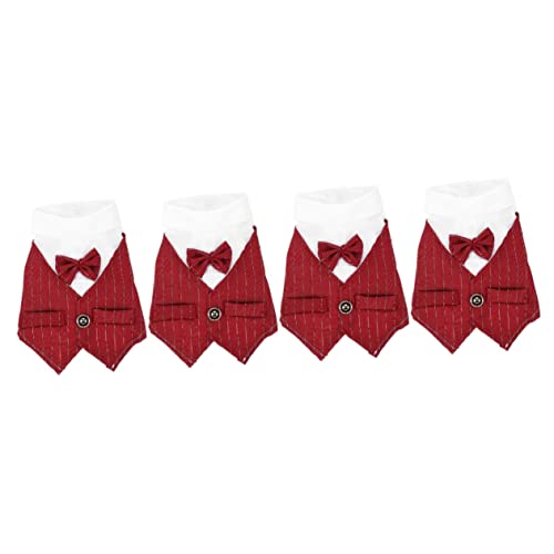YARNOW 4 Stücke Hund Party Outfit Haustier Phantasie Kleid Hochzeit Anzug Engagement Bandana Kleid Für Kätzchen Foto Prop YARNOW 4 Stücke Hund Party Outfit Haustier Phantasie Kleid Hochzeit Anzug Engagement Bandana Kleid Für Kätzchen Foto Prop von YARNOW