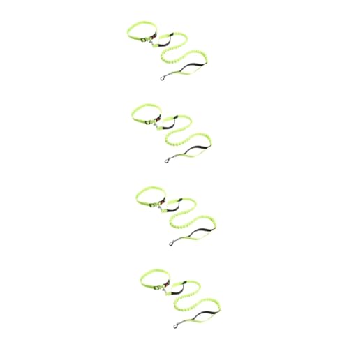YARNOW 4 Stück Haustierleine Hundeleinen zum Gassi gehen Hundehalsband Quick Connect hundeschule Welpe Geschirr für Hunde Trainingsleine für Hunde Elastizität Gürtel Seil Gurt Hündchen von YARNOW
