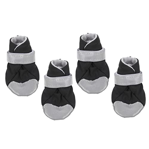 YARNOW 4stücke Outdoor Hund Schuhe Reflektierende Haustier Schutz Schuhe rutschfeste Atmungsaktiv Hundepfotenschutz Für Welpen Und Katzen von YARNOW