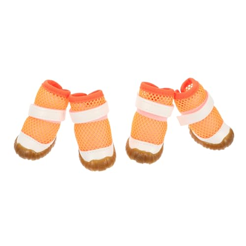 YARNOW 4 Stück Haustierschuhe pet Supplies haustierbedarf wasserdichte Hundeschuhe sommerliche hundestiefel Atmungsaktive Hundeschuhe verschleißfeste Hundestiefel aushöhlen Zubehör PVC YARNOW 4 Stück Haustierschuhe pet Supplies haustierbedarf wasserdichte Hundeschuhe sommerliche hundestiefel Atmungsaktive Hundeschuhe verschleißfeste Hundestiefel aushöhlen Zubehör PVC von YARNOW
