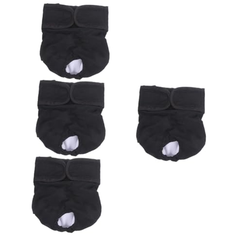 YARNOW 4 Stück Hündin physiologische Hose Wiederverwendbare Hundewindeln Hygienehöschen für Hunde Periodenwindeln für Hunde Dog Diapers Hunde windel Hundehose Hundehöschen Baumwolle Black YARNOW 4 Stück Hündin physiologische Hose Wiederverwendbare Hundewindeln Hygienehöschen für Hunde Periodenwindeln für Hunde Dog Diapers Hunde windel Hundehose Hundehöschen Baumwolle Black von YARNOW