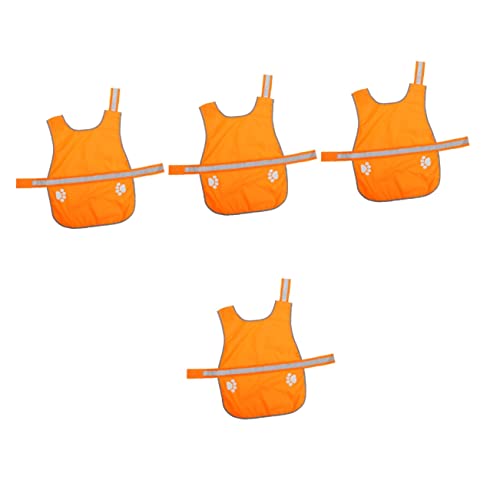 YARNOW 4 Stücke Reflektierende Hundeweste Für Outdoor- Wandern Einstellbare Haustier Helle Fluoreszierende Farben YARNOW 4 Stücke Reflektierende Hundeweste Für Outdoor- Wandern Einstellbare Haustier Helle Fluoreszierende Farben von YARNOW