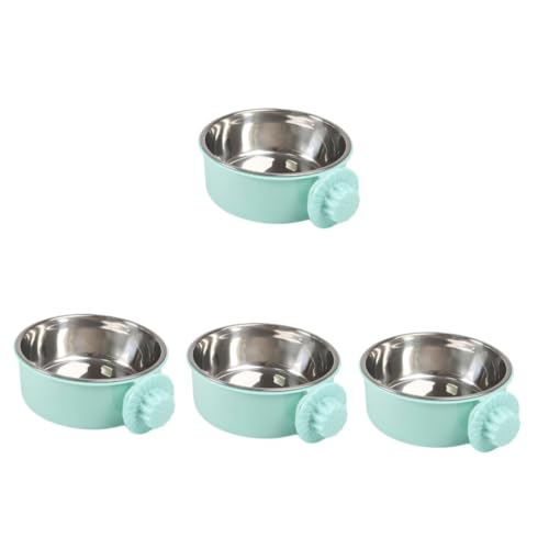 YARNOW Futternapf Für Haustiere Edelstahl Zum Aufhängen Für Hunde Und Katzen Sicherer Futternapf Grün Größe S 4 Stück YARNOW Futternapf Für Haustiere Edelstahl Zum Aufhängen Für Hunde Und Katzen Sicherer Futternapf Grün Größe S 4 Stück von YARNOW