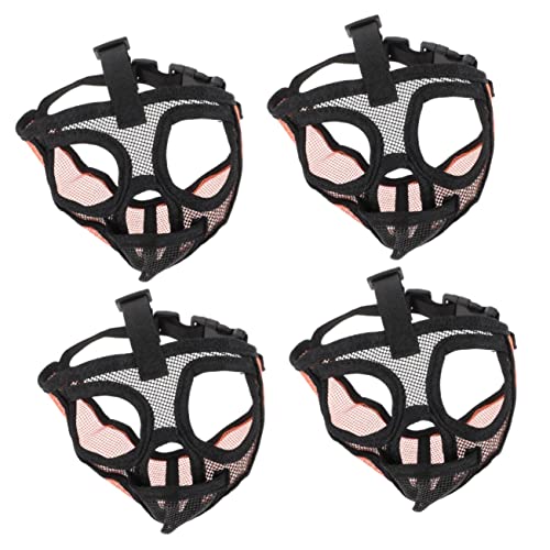 YARNOW 4 Stück Hundekopfmaulkorb Maulkorb Für Draußen Schutzmaske Maulkorb Für Welpen Maulkorb Mit Kurzer Schnauze Maulkorb Für Hunde Im Freien Haustier Hund Zubehör Tragbar Seil PVC YARNOW 4 Stück Hundekopfmaulkorb Maulkorb Für Draußen Schutzmaske Maulkorb Für Welpen Maulkorb Mit Kurzer Schnauze Maulkorb Für Hunde Im Freien Haustier Hund Zubehör Tragbar Seil PVC von YARNOW