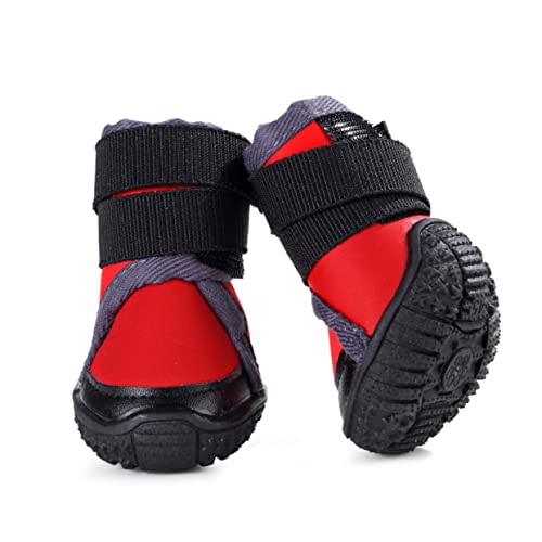YARNOW Warme Hundeschuhe für Outdoor-aktivitäten 4er-Pack – Kletterschuhe Größe 80 Rot YARNOW Warme Hundeschuhe für Outdoor-aktivitäten 4er-Pack – Kletterschuhe Größe 80 Rot von YARNOW