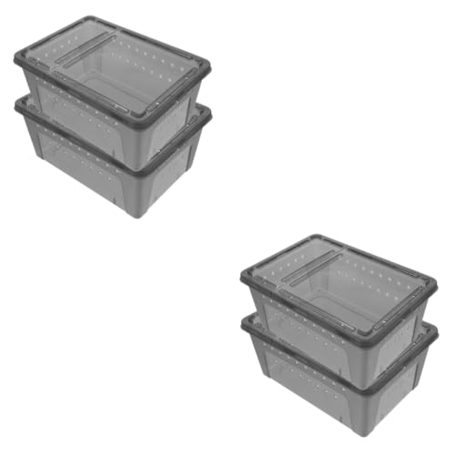 YARNOW 4 Stück Karton Spinnen-Terrarium Reptilienträger Futterbehälter für Reptilien Zuchtbehälter Zuchtbecken Terrarium zubehör Fall Einer Reptilienzucht Reptilien Inkubator Plastik YARNOW 4 Stück Karton Spinnen-Terrarium Reptilienträger Futterbehälter für Reptilien Zuchtbehälter Zuchtbecken Terrarium zubehör Fall Einer Reptilienzucht Reptilien Inkubator Plastik von YARNOW