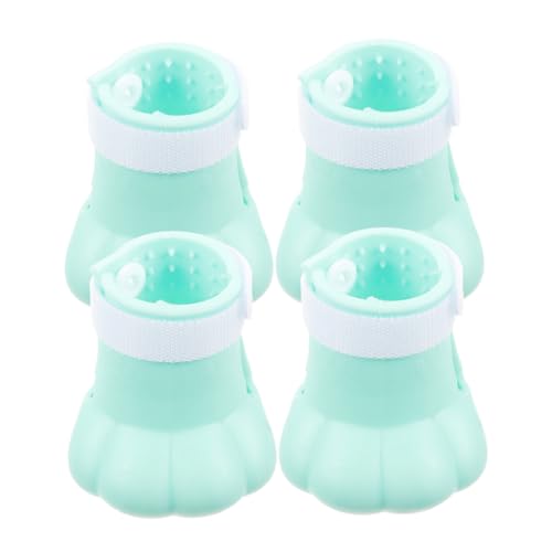 YARNOW 4 Stück Katzen Pfotenschutz Schuhe mit Wasserablauf Verstellbare Katzen Krallenschutz für Baden Medizin Pflege Teiliges Leicht Anzuziehen Geeignet für Katzenpflege YARNOW 4 Stück Katzen Pfotenschutz Schuhe mit Wasserablauf Verstellbare Katzen Krallenschutz für Baden Medizin Pflege Teiliges Leicht Anzuziehen Geeignet für Katzenpflege von YARNOW
