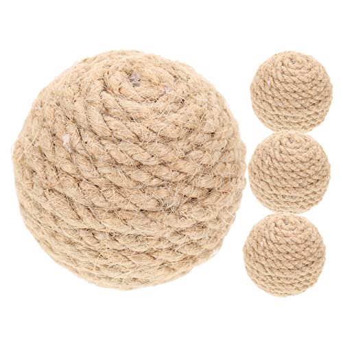 YARNOW Interaktives Katzenspielzeug Für Den Innenbereich 4 Stück Jute-kratzbretter Kätzchenspielzeug Für Kratzpad von YARNOW