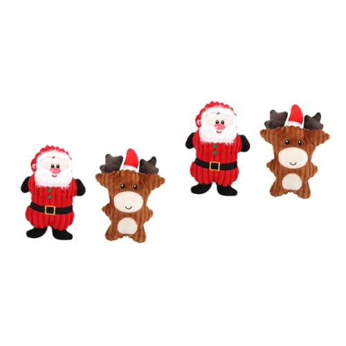 YARNOW 4 Stück Kauspielzeug Für Hunde Sound-Spielzeug Für Haustiere Plüsch-weihnachtsmann-Spielzeug Gefülltes Faultier Plüschtier Tierspielzeug Quietschendes Spielzeug Für Haustiere Welpe YARNOW 4 Stück Kauspielzeug Für Hunde Sound-Spielzeug Für Haustiere Plüsch-weihnachtsmann-Spielzeug Gefülltes Faultier Plüschtier Tierspielzeug Quietschendes Spielzeug Für Haustiere Welpe von YARNOW