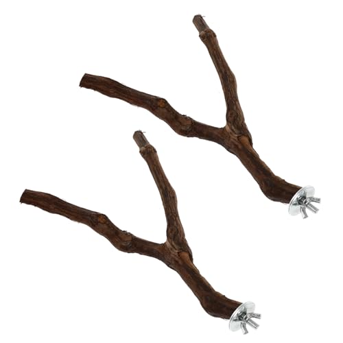 YARNOW 2sets Vogelkäfig Spielzeug Papagei Spielzeug Set Holz Material Playstand Einfach Installieren Vogel Barsch 2 Stücke * 2 YARNOW 2sets Vogelkäfig Spielzeug Papagei Spielzeug Set Holz Material Playstand Einfach Installieren Vogel Barsch 2 Stücke * 2 von YARNOW