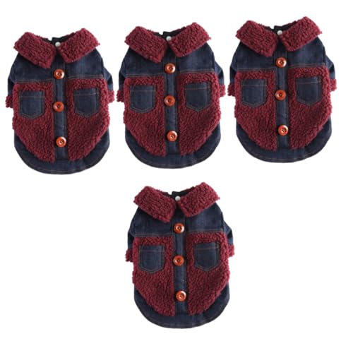 YARNOW 4 Stück Kleidung Für Haustiere Kleine Hundekleidung Haustierkleidung Hundehoodies Für Kleine Hunde Jacken Mit Reißverschluss Westen Mit Welpenrevers Winter Warme Kleidung Polyester YARNOW 4 Stück Kleidung Für Haustiere Kleine Hundekleidung Haustierkleidung Hundehoodies Für Kleine Hunde Jacken Mit Reißverschluss Westen Mit Welpenrevers Winter Warme Kleidung Polyester von YARNOW