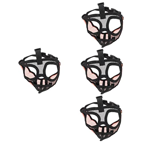 YARNOW 4 Stück Mesh-maulkorb Hundemaulkorb Verhindert Das Kauen Atmungsaktive Maske Anti-Biss-maulkorb Mund Anti-Bell-maulkorb Mesh-Hund Hundemaske Französische Bulldogge Glattes Haar PVC YARNOW 4 Stück Mesh-maulkorb Hundemaulkorb Verhindert Das Kauen Atmungsaktive Maske Anti-Biss-maulkorb Mund Anti-Bell-maulkorb Mesh-Hund Hundemaske Französische Bulldogge Glattes Haar PVC von YARNOW