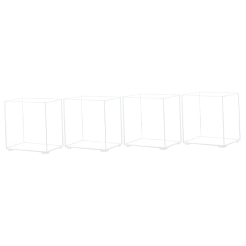 YARNOW 4 Stück Mini-Aquarium Aquarium klein Aqua ak Aquariumbecken schildkröten Panzer schildkrötenpanzer klarer Tank Aquarienbecken für den Haushalt heimisches Fischbecken Acryl von YARNOW