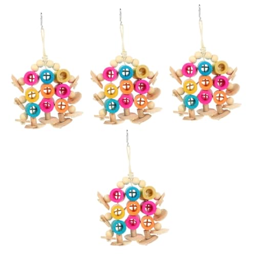 YARNOW 4 Stück Papageiennagespieße Holzpapageien-kauspielzeug Spielzeug Zur Vogelsuche Lovebird-Spielzeug Vogelbeißring Aus Holz Vogelkäfig-Spielzeug Der Vogel Hölzern Nahrungssuche YARNOW 4 Stück Papageiennagespieße Holzpapageien-kauspielzeug Spielzeug Zur Vogelsuche Lovebird-Spielzeug Vogelbeißring Aus Holz Vogelkäfig-Spielzeug Der Vogel Hölzern Nahrungssuche von YARNOW