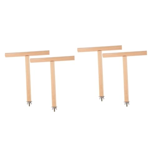 YARNOW 4stücke Förmige Vogel Sitzstangen Natürlichem Spielzeug Und Stand Für Vögel Für Käfige Und Trainieren von YARNOW