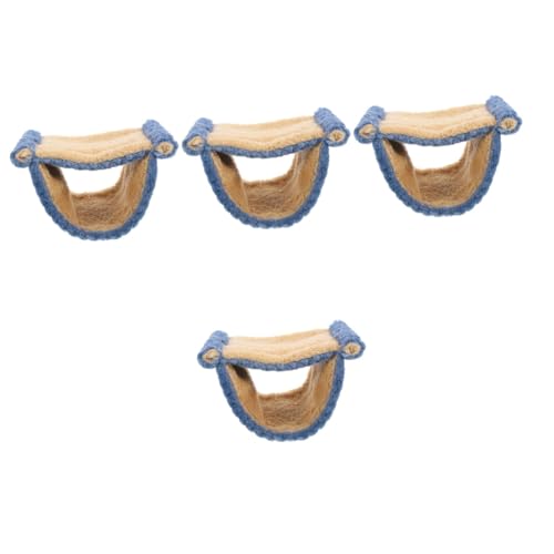 YARNOW 4 Stück Produkte für kleine Haustiere Hängematte Hamsterbett käfig meerschweinchen Bett Rattenvorräte hängend Plattform Haustierkäfig Zubehör schmücken Polyester YARNOW 4 Stück Produkte für kleine Haustiere Hängematte Hamsterbett käfig meerschweinchen Bett Rattenvorräte hängend Plattform Haustierkäfig Zubehör schmücken Polyester von YARNOW