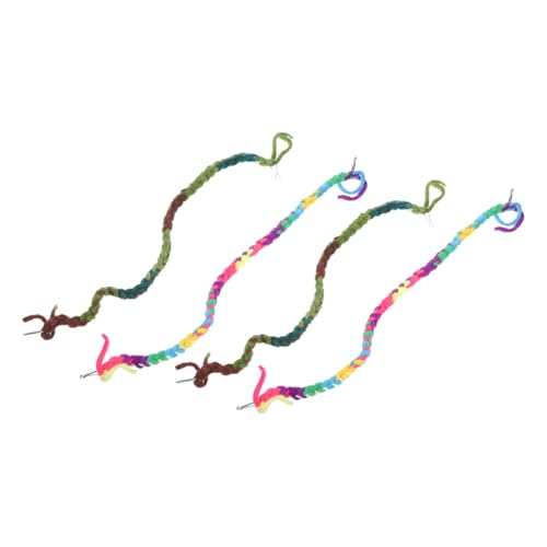 YARNOW Krabben Kletterspielzeug 4er Pack Reptilien Strickleiter Spielzeug Reben für Aquarium Terrarium YARNOW Krabben Kletterspielzeug 4er Pack Reptilien Strickleiter Spielzeug Reben für Aquarium Terrarium von YARNOW