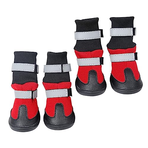 YARNOW 4 Stück Schneestiefel Für Haustiere Hundeschermaschinen Haustier Stiefel Hundeunterlagen Schneeschuhe Für Kleine Hunde Winterstiefel Für Hunde Autositzbezug Für Hunde Rot Plane YARNOW 4 Stück Schneestiefel Für Haustiere Hundeschermaschinen Haustier Stiefel Hundeunterlagen Schneeschuhe Für Kleine Hunde Winterstiefel Für Hunde Autositzbezug Für Hunde Rot Plane von YARNOW