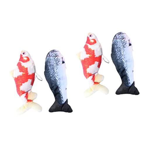 YARNOW 4 Stück Simulation Elektrisches Fischspielzeug Katze Simuliertes Fischspielzeug Elektrisches Fischspielzeug Plüsch Neckendes Katzenspielzeug Katzenplüschfischspielzeug YARNOW 4 Stück Simulation Elektrisches Fischspielzeug Katze Simuliertes Fischspielzeug Elektrisches Fischspielzeug Plüsch Neckendes Katzenspielzeug Katzenplüschfischspielzeug von YARNOW