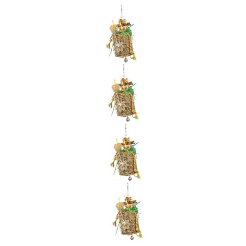 YARNOW 4 Stück Spielzeug Zur Vogelsuche Shred Hängendes Käfigspielzeug Futterspielzeug Für Vögel Kauspielzeug Papageienleiter Kleines Vogelspielzeug Haustierzubehör Obst Papier Mittel YARNOW 4 Stück Spielzeug Zur Vogelsuche Shred Hängendes Käfigspielzeug Futterspielzeug Für Vögel Kauspielzeug Papageienleiter Kleines Vogelspielzeug Haustierzubehör Obst Papier Mittel von YARNOW