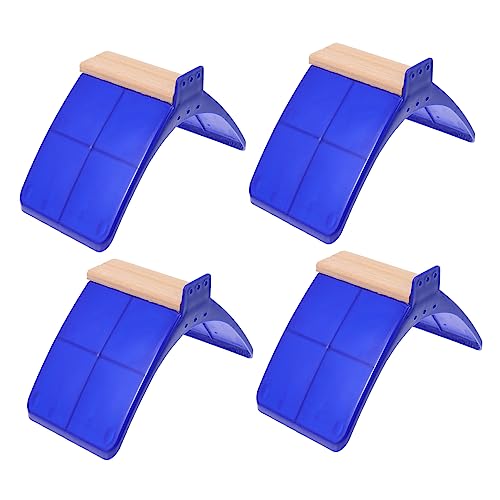 YARNOW 4 Stück Taubenbarsch Papageienspielzeug Haustierrahmen Taubenstangen Grillen Käfige Käfig Plattform Ständer Für Papageienkäfig Taube Steht Taubenauflage Vogelbarsch Blue Massivholz von YARNOW