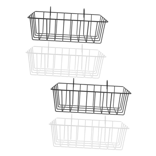 YARNOW 4 Stück Teiliges Metall-heuraufen für Kaninchen und Kleintiere Einfache Befestigung Halter für Heu Verschwendung und Hält Käfig Sauber Geeignet für Meerschweinchen und Hamster von YARNOW