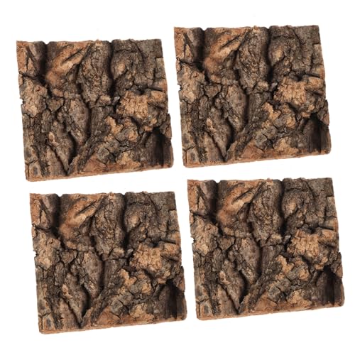 YARNOW 4stücke Reptilien-Terrarium-dekor Kletterwand Versteck Plattform Aus Baumrinde Für Schlangen Spinnen Geckos Reptilien Terrarium-zubehör Natürlicher Lebensraum Robust Und YARNOW 4stücke Reptilien-Terrarium-dekor Kletterwand Versteck Plattform Aus Baumrinde Für Schlangen Spinnen Geckos Reptilien Terrarium-zubehör Natürlicher Lebensraum Robust Und von YARNOW