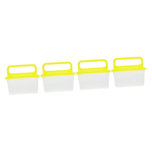 YARNOW 4 Stück Tragbarer Transparenter Handaquarium Zuchtbox für Schildkröten Hamster Kleine Reptilien mit Belüftung Kompakt Leicht für Haustiertransport und Fütterung YARNOW 4 Stück Tragbarer Transparenter Handaquarium Zuchtbox für Schildkröten Hamster Kleine Reptilien mit Belüftung Kompakt Leicht für Haustiertransport und Fütterung von YARNOW