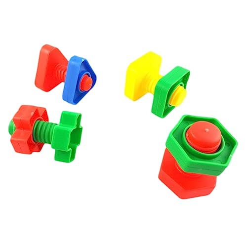 YARNOW Papageien-vogelspielzeug-Set 4-teilig Kauspielzeug Aus Kunststoff Vogel-kauspielzeug Käfig-beißspielzeug Für Vögel Haustier-spieltraining Zufällige Farbe von YARNOW