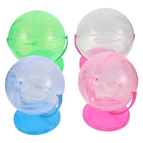 YARNOW 4stücke Laufball Für Hamster Geräuschloses Hamsterrad Hamsterspielzeug Kleintier-aktivitätsspielzeug Für Chinchillas Ratten Und Zwerghamster YARNOW 4stücke Laufball Für Hamster Geräuschloses Hamsterrad Hamsterspielzeug Kleintier-aktivitätsspielzeug Für Chinchillas Ratten Und Zwerghamster von YARNOW