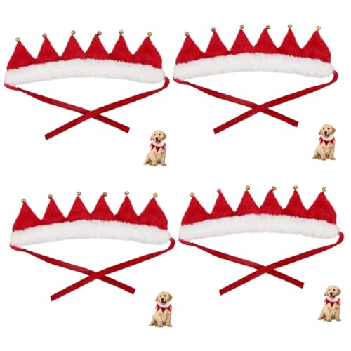 YARNOW 4 Stück Weihnachts Haustierhalsband Weihnachts Katzenhalsband Haustier Party Dekorationen Schal Haustierhalsbänder Für Feiertags YARNOW 4 Stück Weihnachts Haustierhalsband Weihnachts Katzenhalsband Haustier Party Dekorationen Schal Haustierhalsbänder Für Feiertags von YARNOW