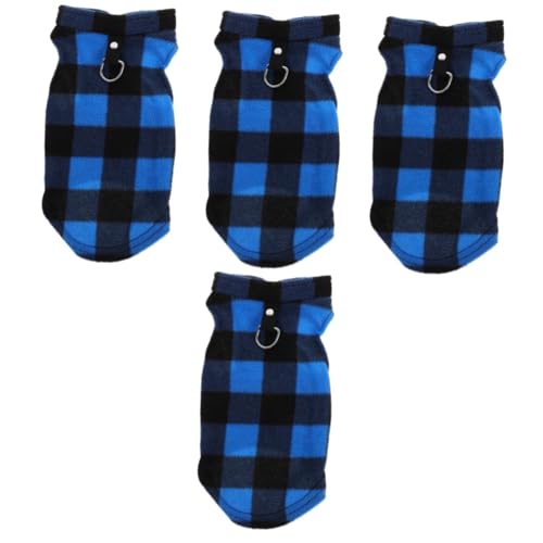 YARNOW 4 Stück Welpenpullover Dog Jackets for Winter Mantel für Hunde klein Dog Winter Coat Hundebekleidung niedlich thermische Welpenweste Hunde-Fleeceweste mit D-Ring Polarfleece YARNOW 4 Stück Welpenpullover Dog Jackets for Winter Mantel für Hunde klein Dog Winter Coat Hundebekleidung niedlich thermische Welpenweste Hunde-Fleeceweste mit D-Ring Polarfleece von YARNOW